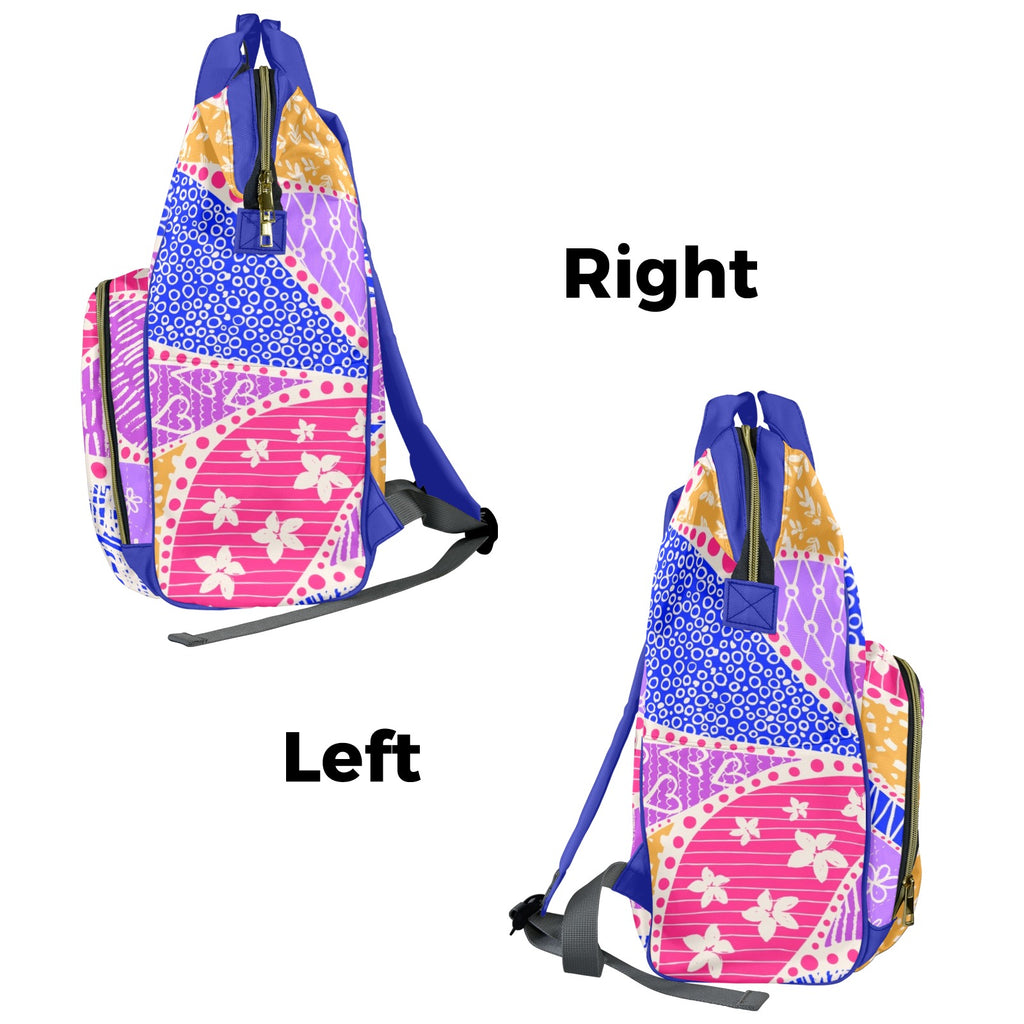 Pink Swirl - Multi-Function Backpack, Nappy / Diaper Bag