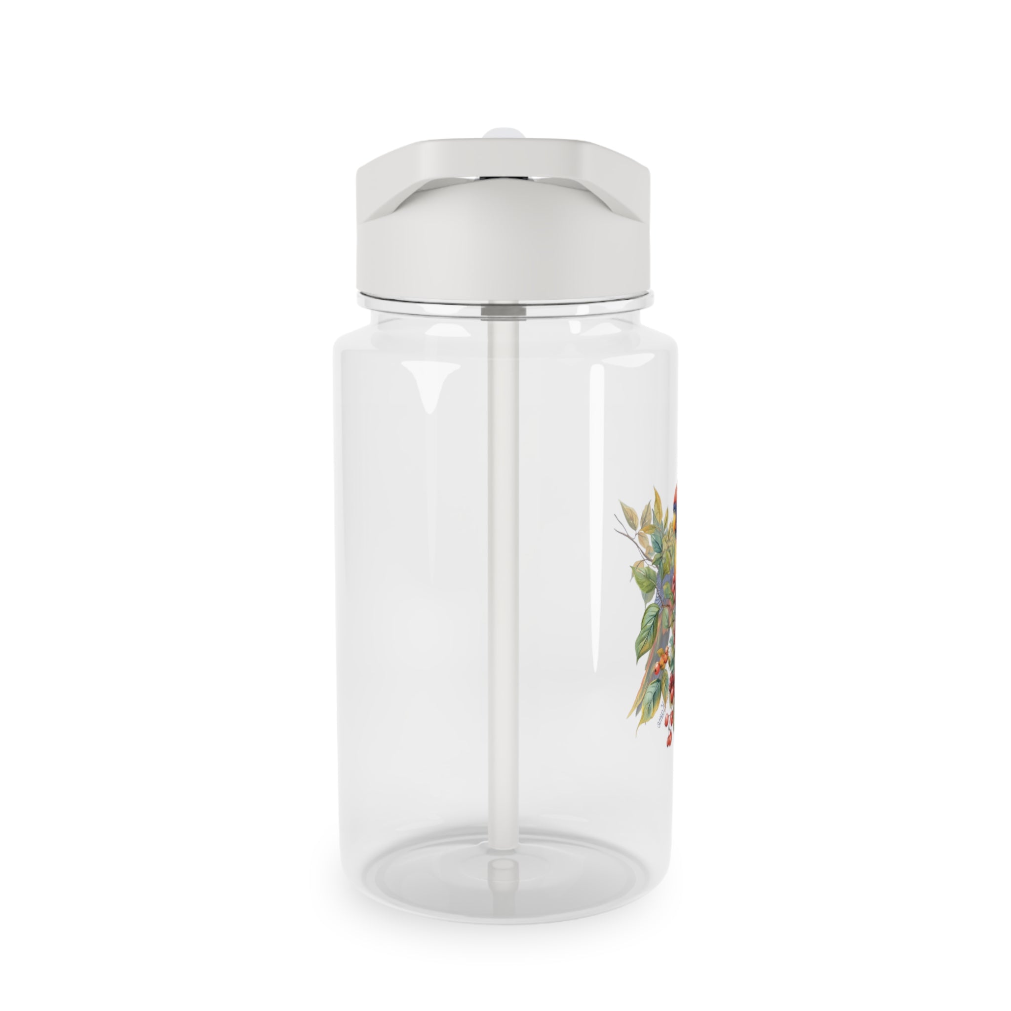 Personalised - Lorikeet - Clear Tritan Water Bottle