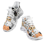 Cute Cartoon Cats Men's Twisted Sole Sneakers