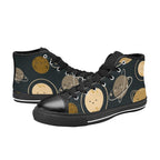 Planets - Kids' High Top Canvas Shoes Kids High Top Canvas Shoes Printed Offshore Space