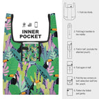 Jungle Toucans - Collapsible Shopping Bag
