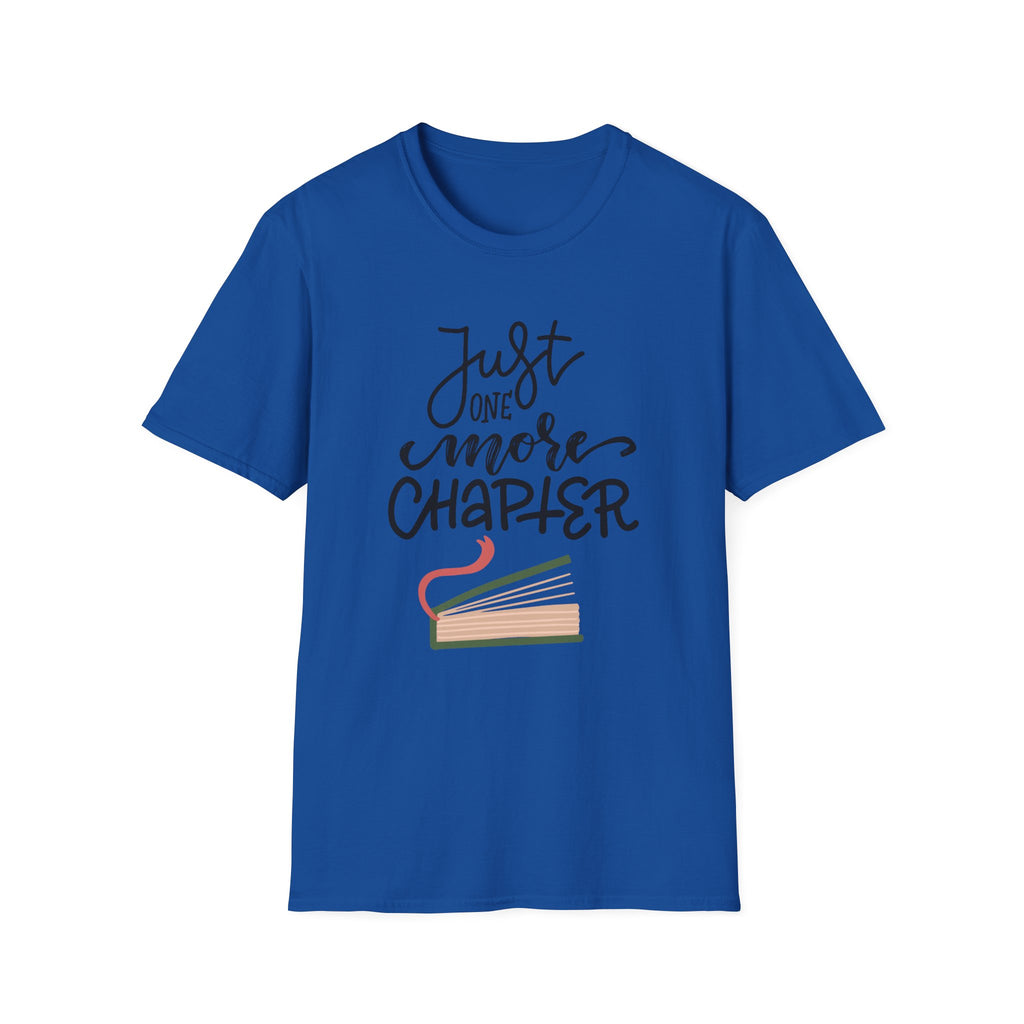 Just One More Chapter, Books - Unisex Softstyle T-Shirt