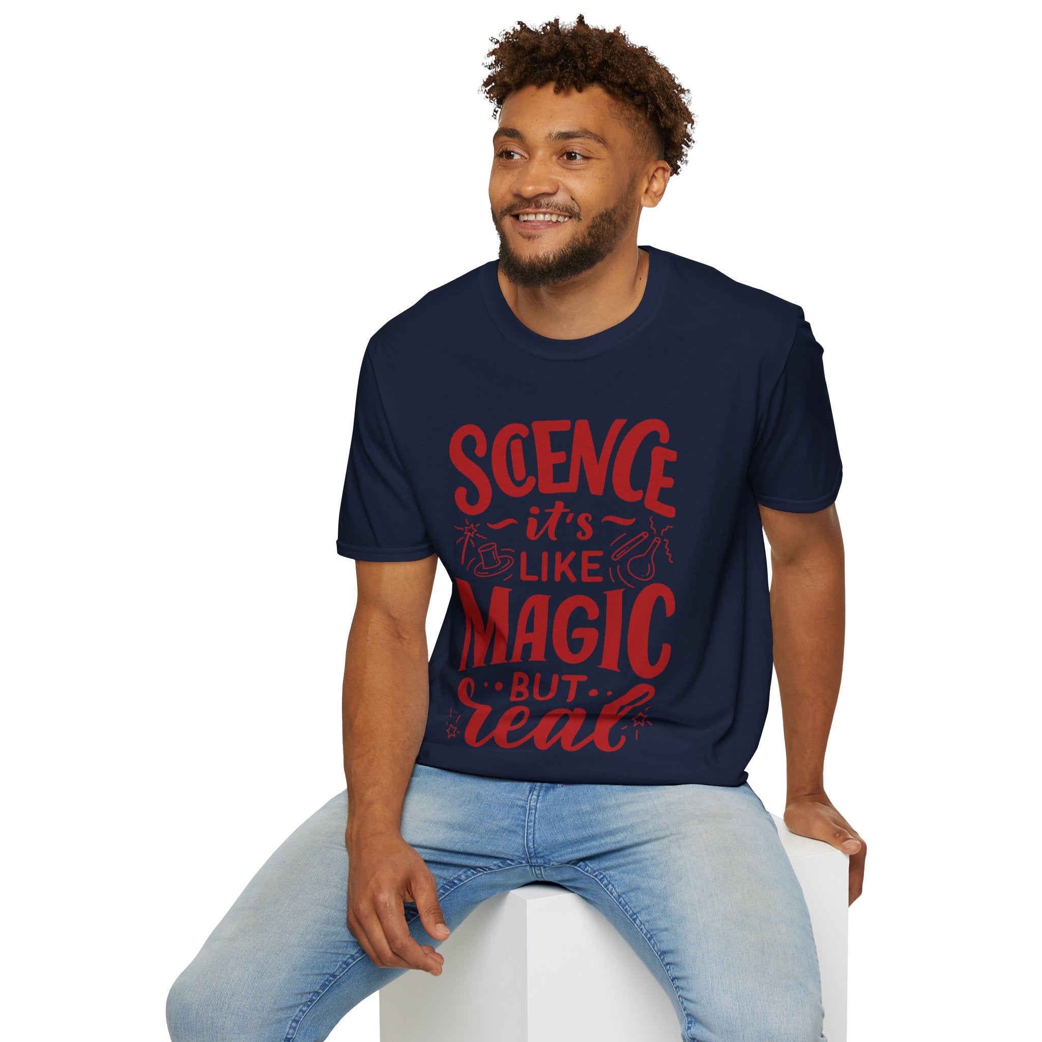 Science, It's Like Magic But Real - Unisex Softstyle T-Shirt