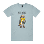 Bird Nerd 2 Men's AS Colour T-shirt Pale Blue Mens T-shirt animal Birds Printed In Australia