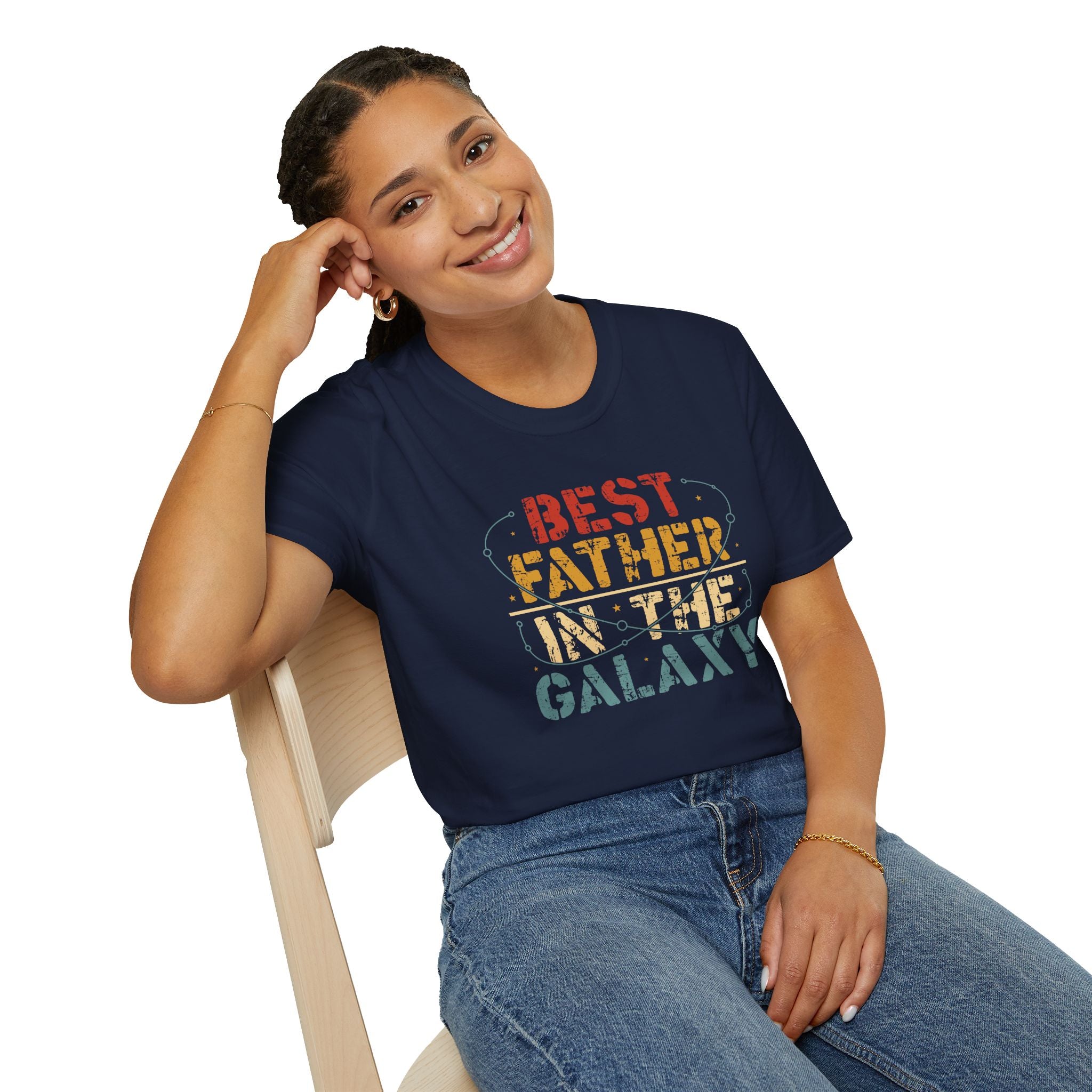 Best Father in the Galaxy - Unisex Softstyle T-shirt