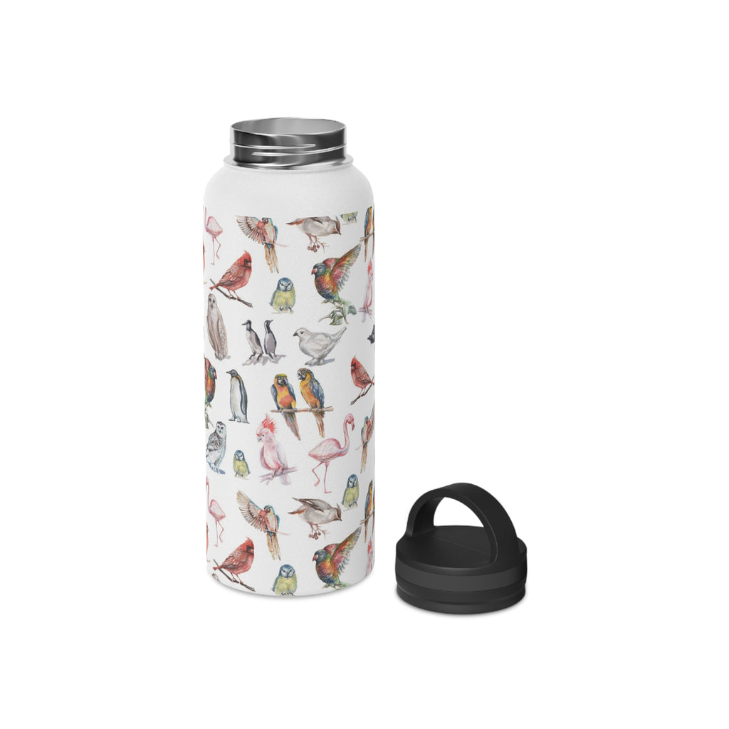 Birds Of A Feather Stainless Steel Water Bottle, Handle Lid Stainless Steel Water Bottle With Handle Lid animal Birds Globally Fulfilled