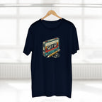 Cassette Tape And Pencil - Mens Adult Staple Tee