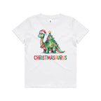 Christmasaurus, Christmas Dinosaur - Kids T-shirt