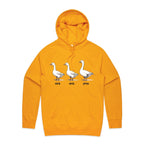 Duck Duck Goose - Mens Hoodie Gold Mens Hoodie animal Printed In Australia