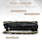 Flowers In Abstract - PU Leather Wallet