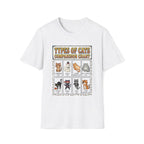 Types Of Cats Unisex T-Shirt Unisex Adult T-shirt animal Globally Fulfilled