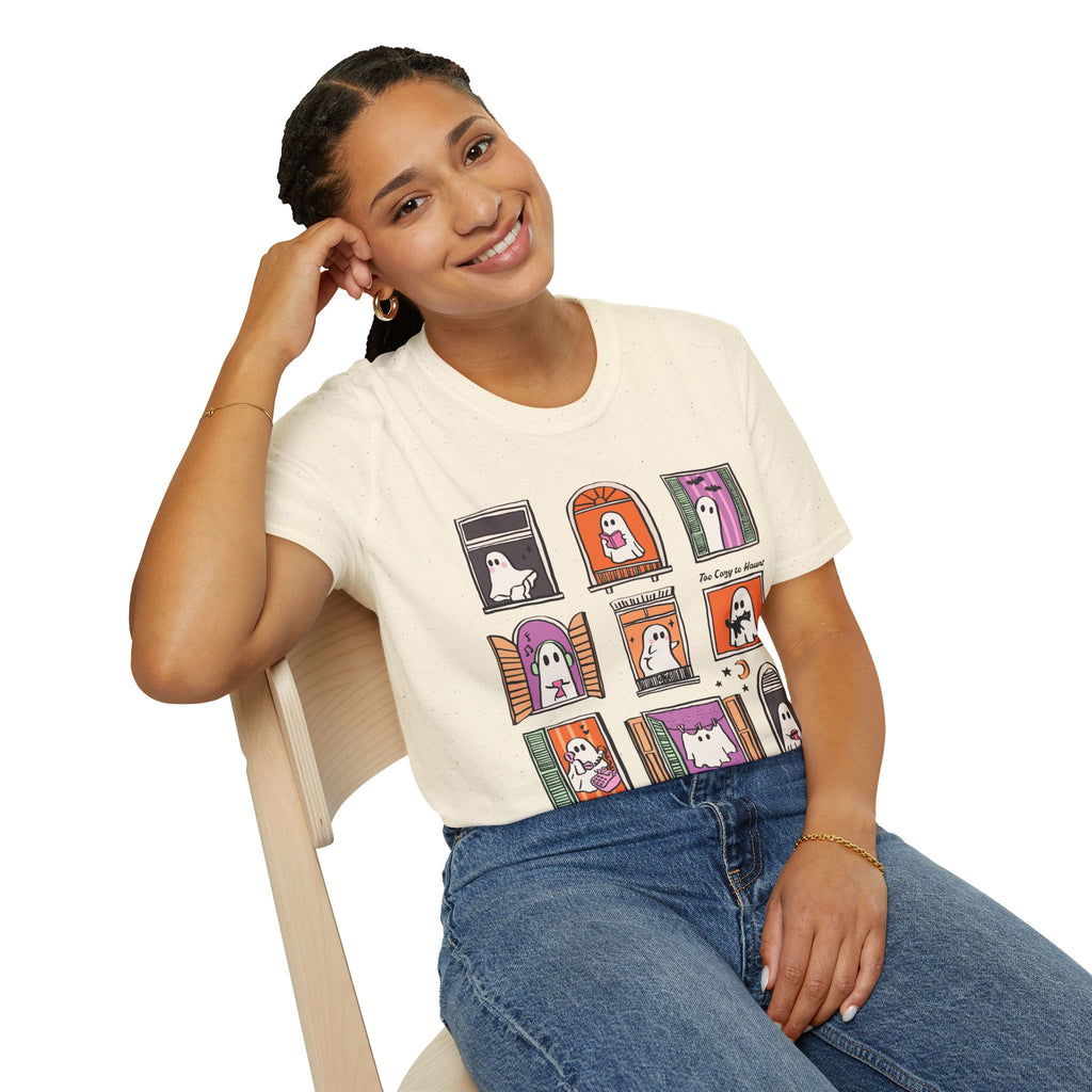 Ghosts In Windows - Unisex Softstyle T-shirt