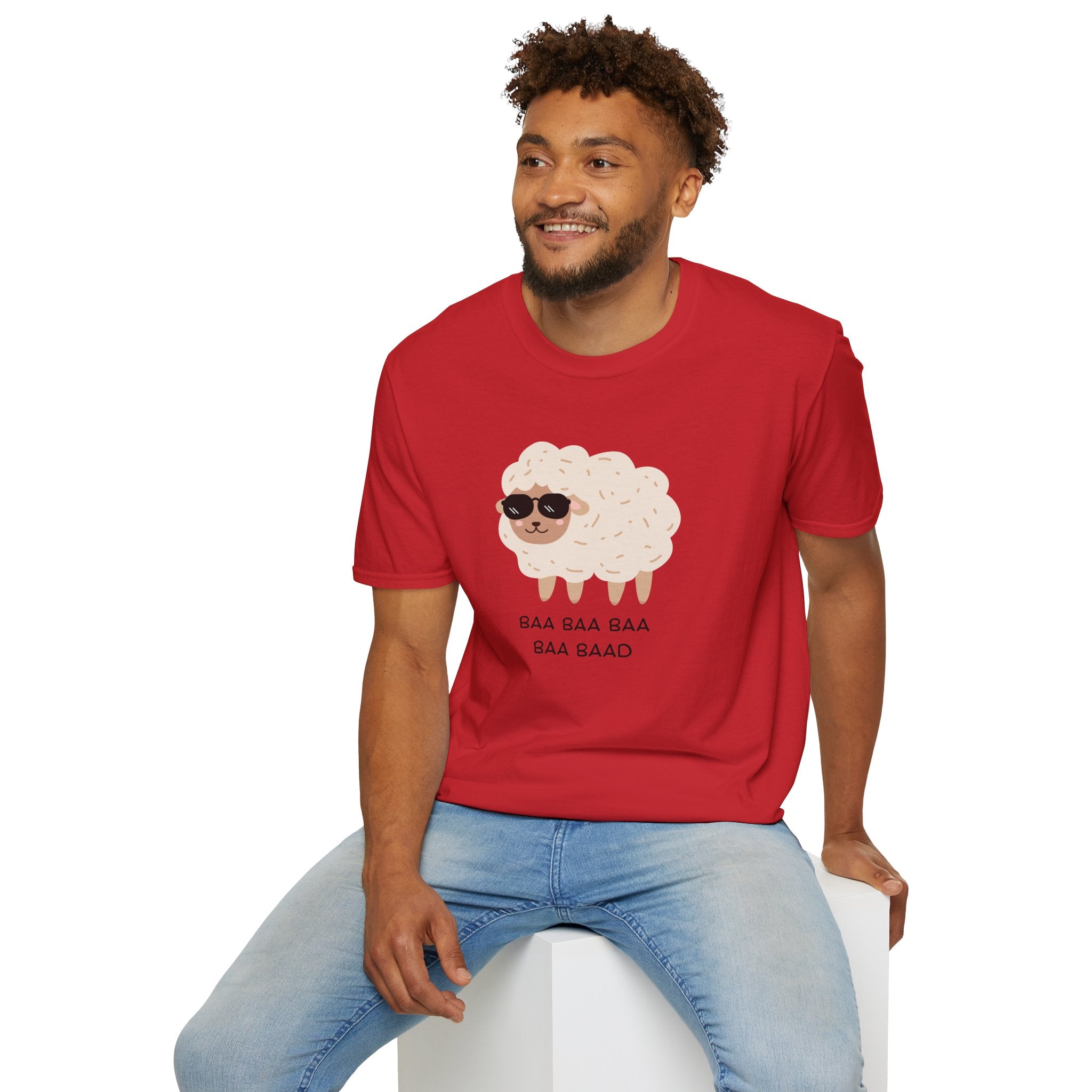 Sheep, Baa Baa Baa Baa Baad - Unisex Softstyle T-Shirt