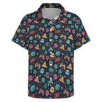 Video Game Women's Collared Pocketless Short Sleeve Shirt