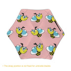 Cute Honey Bee Kids Safe Round Corner Umbrella Kids Safe Round Corner Umbrella animal Printed Offshore