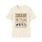 Types Of Cats Unisex T-Shirt Unisex Adult T-shirt animal Globally Fulfilled