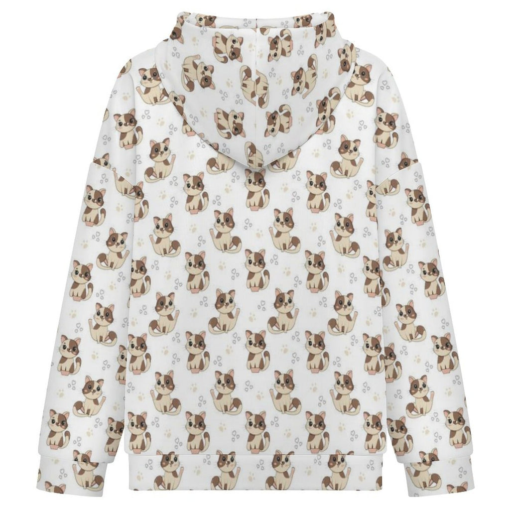 Cheeky Cats Women's Full-Zip Hoodie