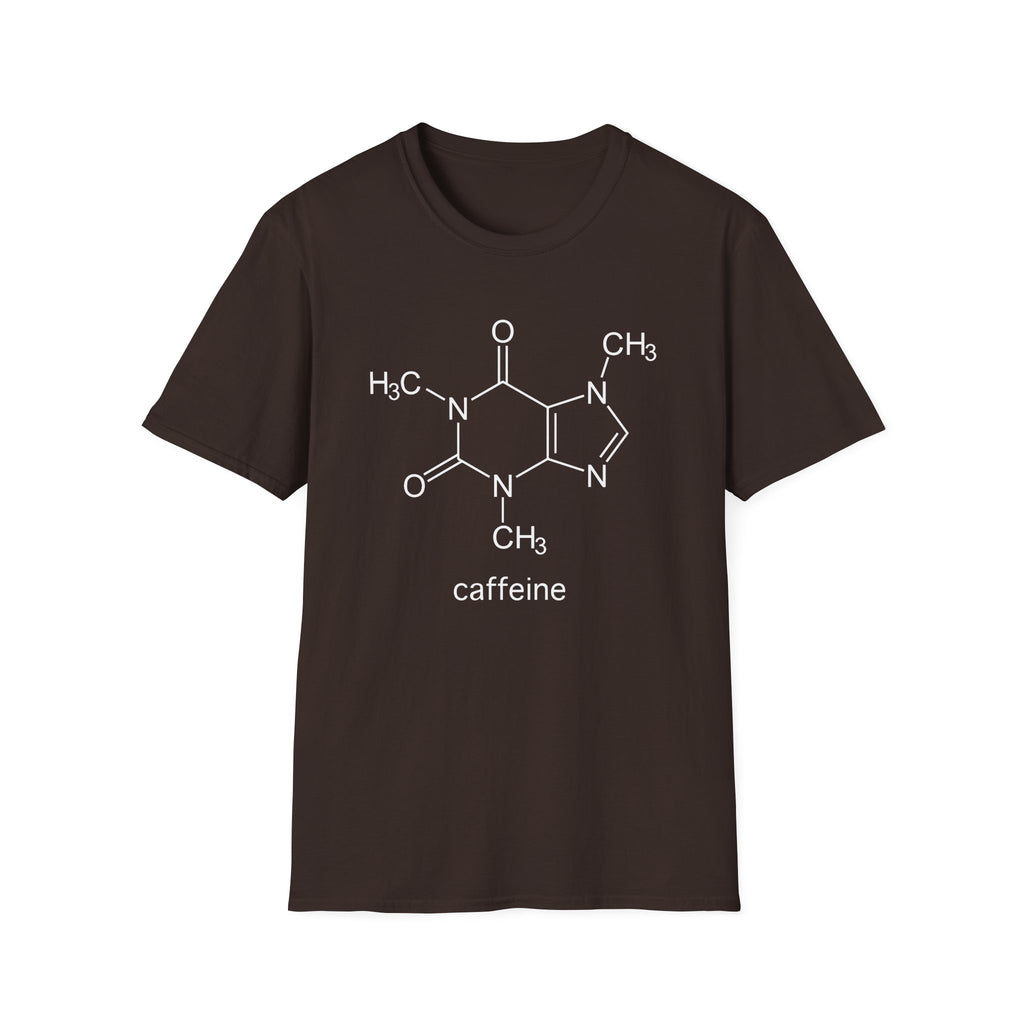 Caffeine Molecule - Unisex Softstyle T-Shirt