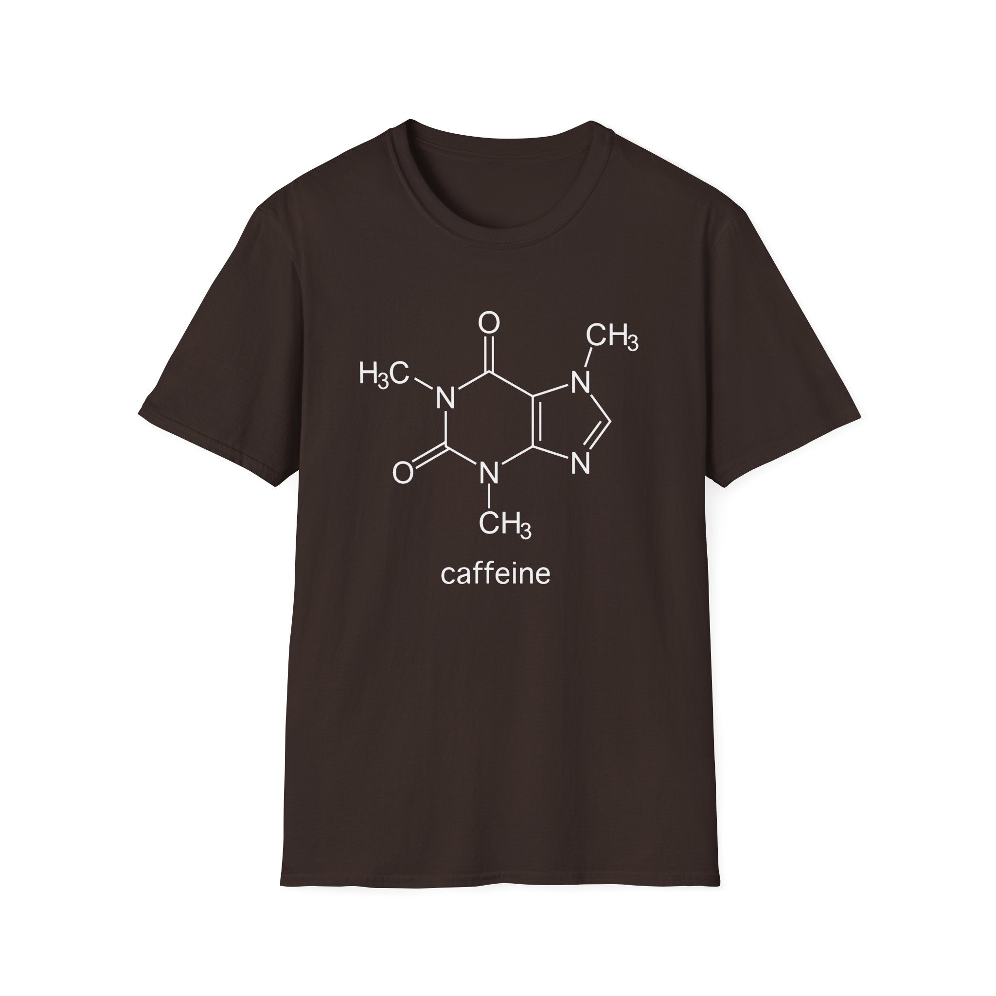 Caffeine Molecule - Unisex Softstyle T-Shirt