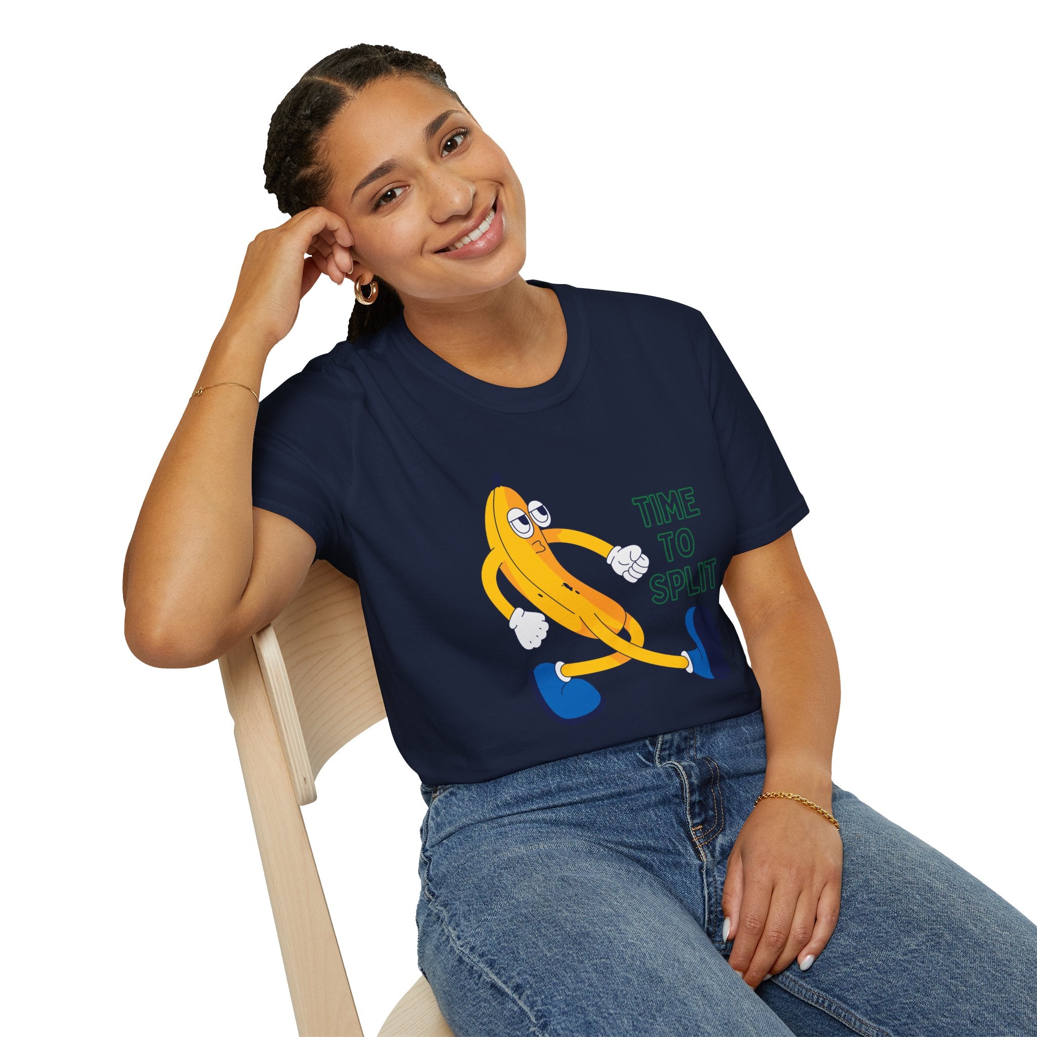 Banana, Time To Split - Unisex Softstyle T-Shirt