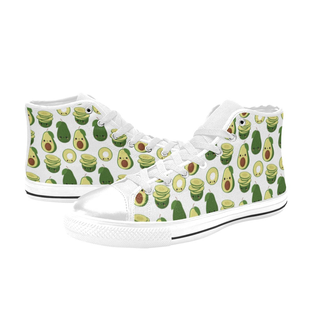 Cute Avocados - Men's High Top Canvas Shoes