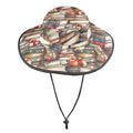 Watercolour Books Wide Brim Bucket Hat Wide Brim Bucket Hat Printed Offshore Reading
