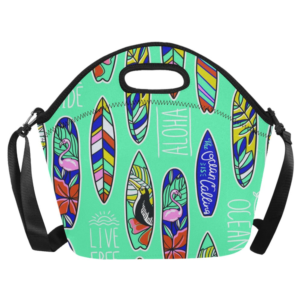 Surfboards - Neoprene Lunch Bag Neoprene Lunch Bag Printed Offshore