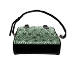 Stripy Leaves Shoulder Handbag