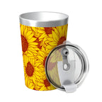 Sunflowers in Bloom Small Stainless Steel Travel Mug Cup 12oz/350ml