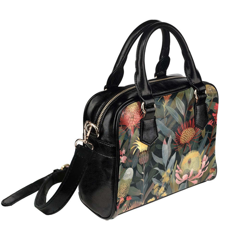 Australian Native Flowers - Shoulder Handbag (Model 1634) Shoulder Handbags (1634)