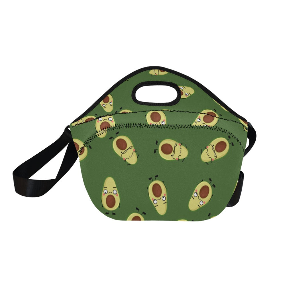 Avocado Characters - Neoprene Lunch Bag Neoprene Lunch Bag Printed Offshore