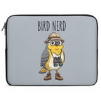 Bird Nerd 2 Laptop Sleeve (Multiple Sizes) black Laptop Sleeve animal Birds Printed Offshore