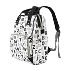 Alphabet - Multi-Function Backpack, Nappy / Diaper Bag