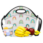 Cloud Rainbows - Neoprene Lunch Bag Neoprene Lunch Bag Printed Offshore