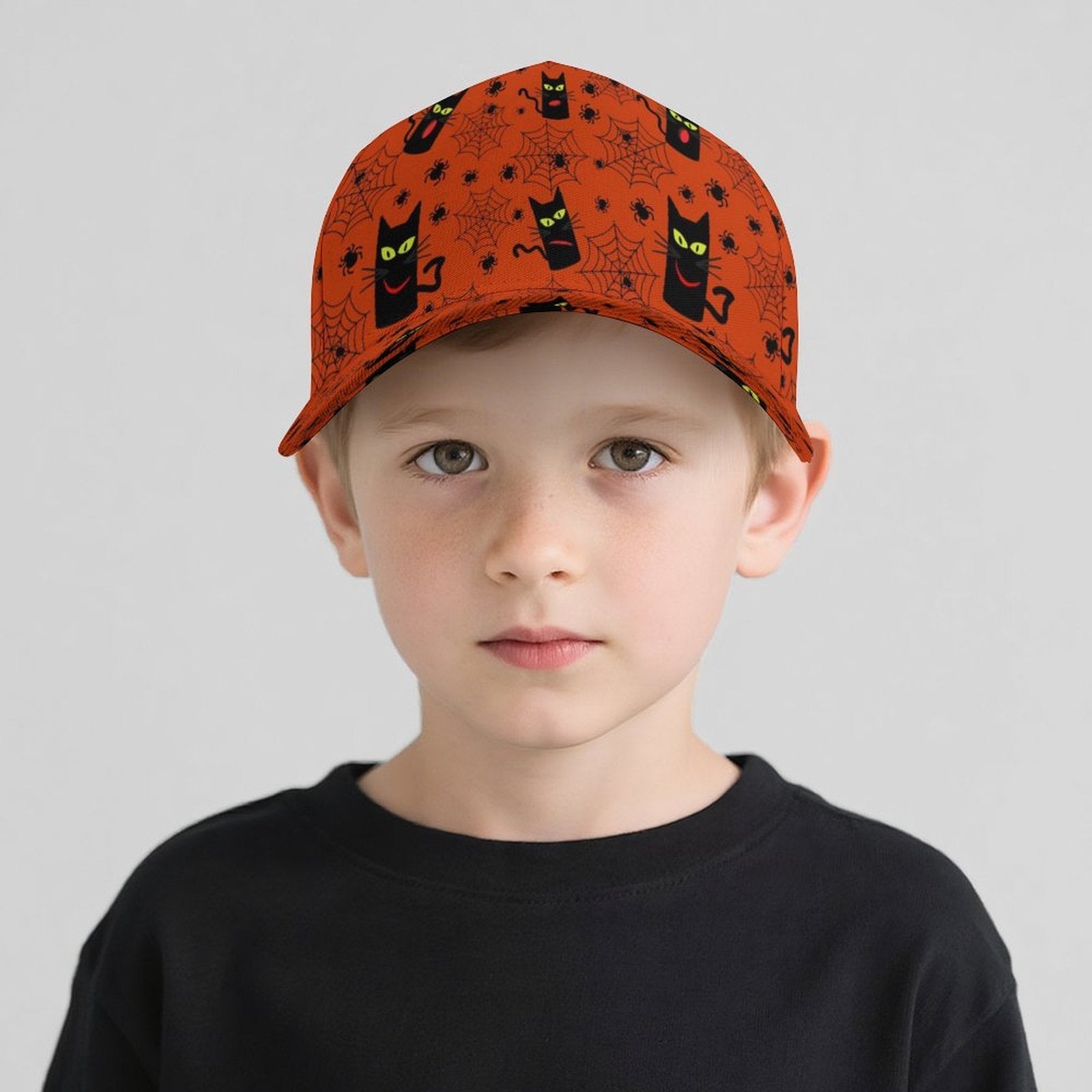 Halloween Black Cats Kids Baseball Cap