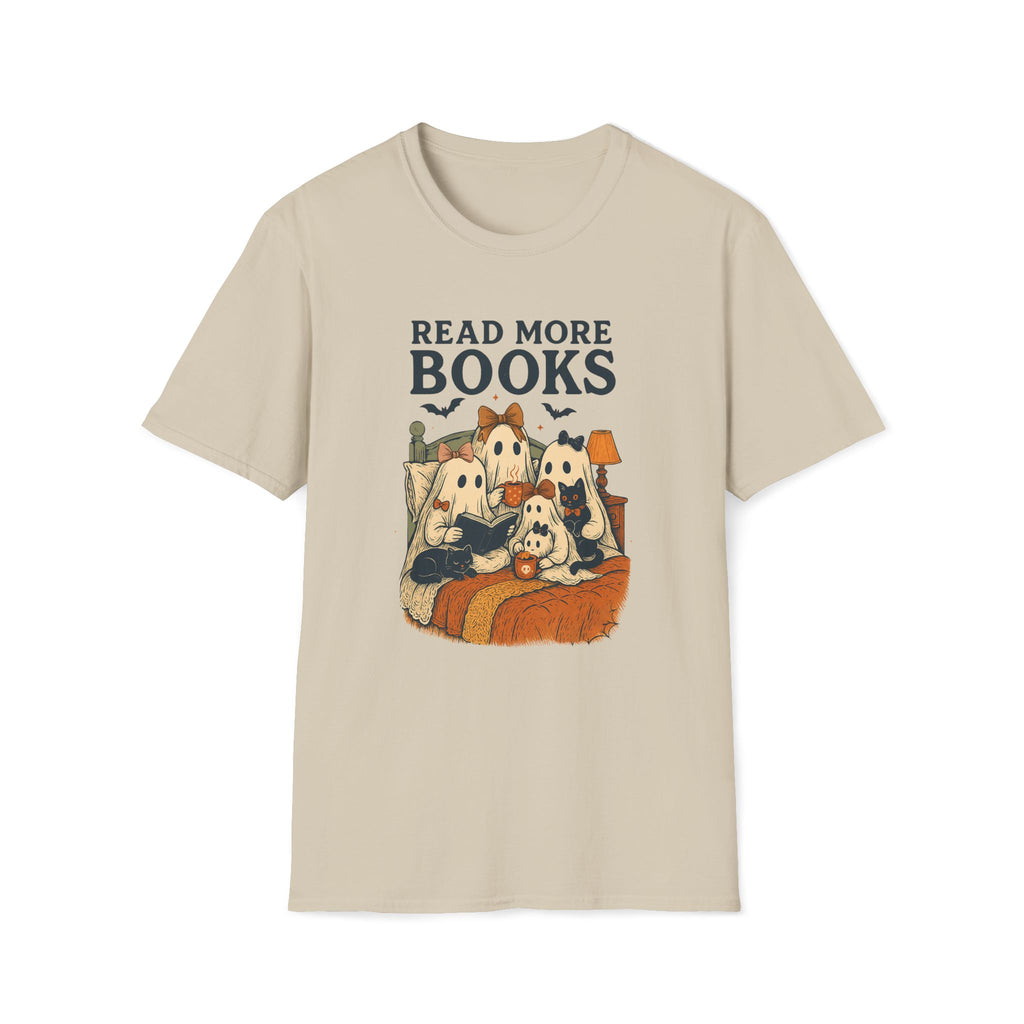 Read More Books, Ghosts - Unisex Softstyle T-shirt