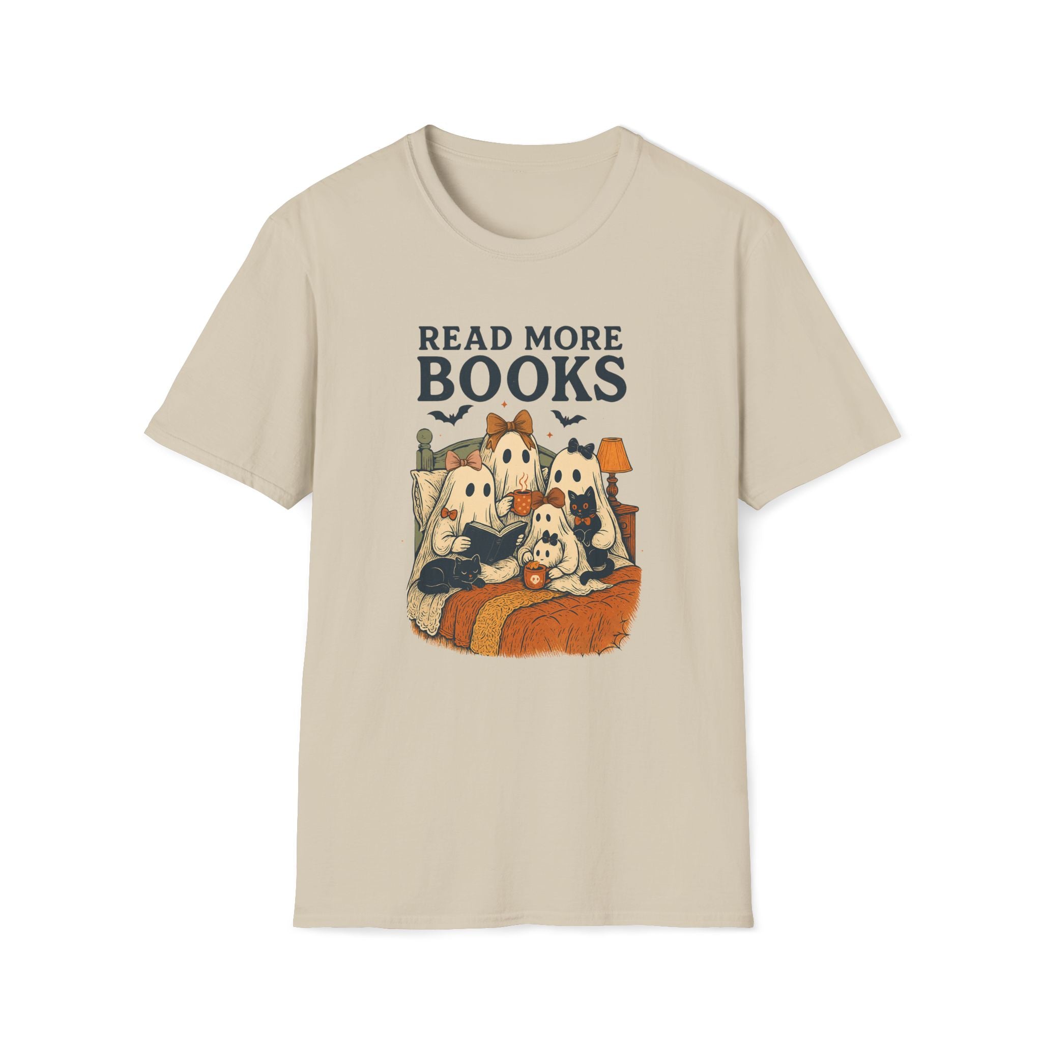 Read More Books, Ghosts - Unisex Softstyle T-shirt