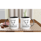Personalise - Giraffe Name - 11oz Ceramic Mug Personalised 11oz Mug animal customise Globally Fulfilled Name personalise