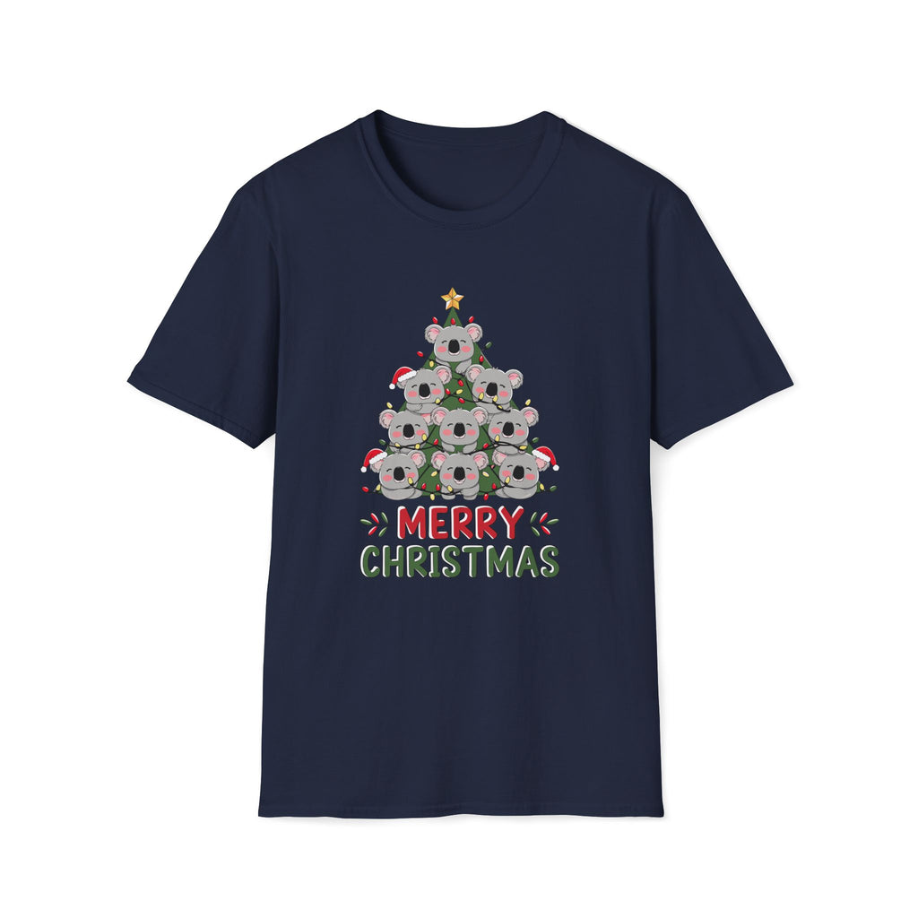 Australian Koala Christmas Tree - Unisex Softstyle T-Shirt