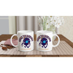 Keeping The Blues Alive - White 11oz Ceramic Mug White 11oz Mug Globally Fulfilled Music