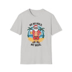 Summer Santa, Ho Ho Hold My Beer - Unisex Softstyle T-Shirt