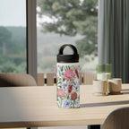 Australian Native Flowers Stainless Steel Water Bottle, Handle Lid Stainless Steel Water Bottle With Handle Lid Globally Fulfilled Plants