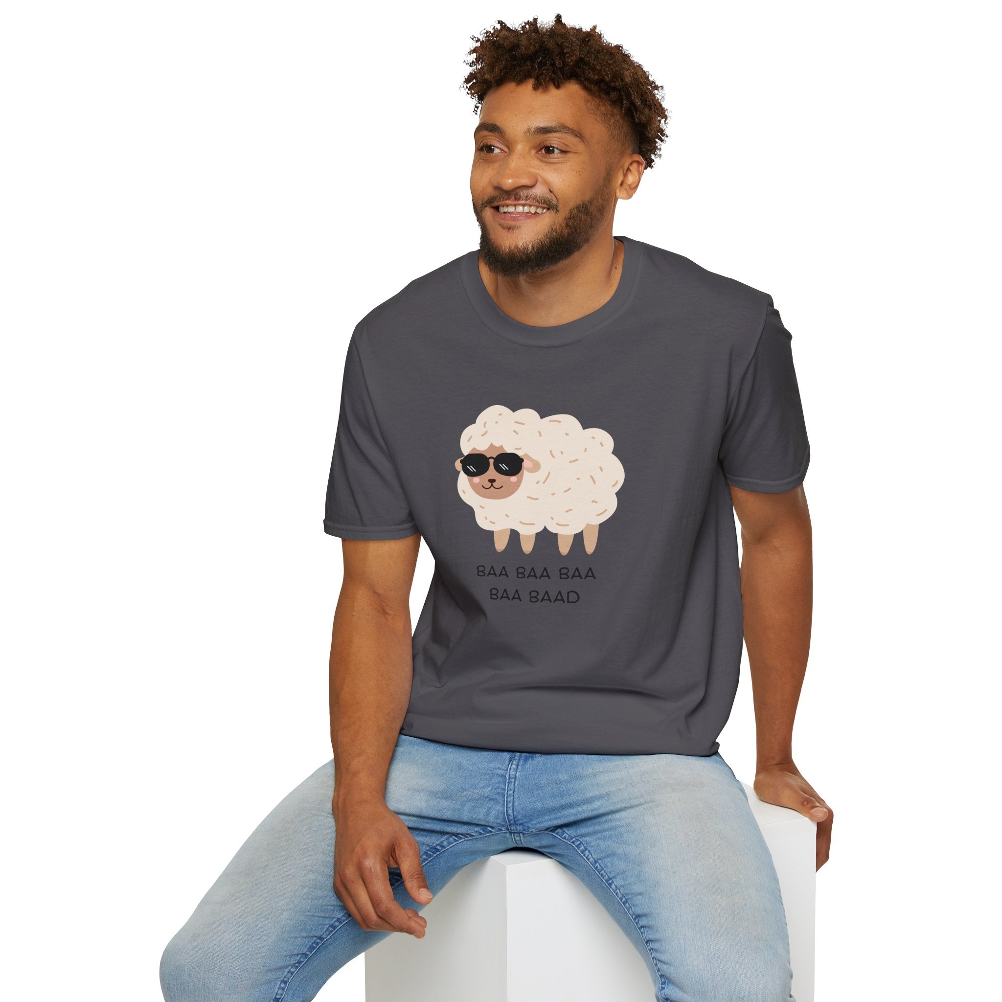 Sheep, Baa Baa Baa Baa Baad - Unisex Softstyle T-Shirt