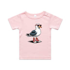 Seagull With Sunglasses And High Tops AS Colour Baby T-shirt