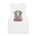Everything Hurts And I'm Hungry Unisex Barnard Tank White Open Arm Tank Top Australian Printer Fitness