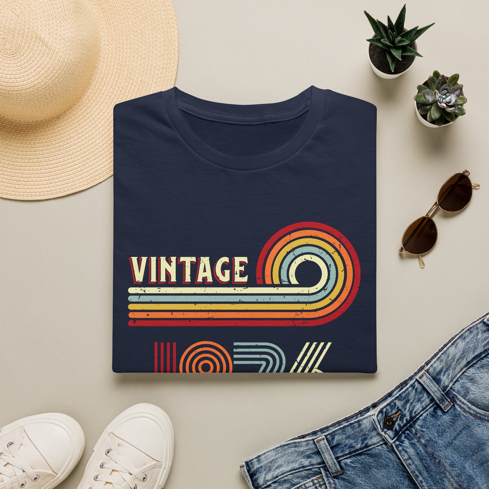 Turning 50, Vintage 1976 Unisex Softstyle T-Shirt T-Shirt Australian Printer Birthday Retro