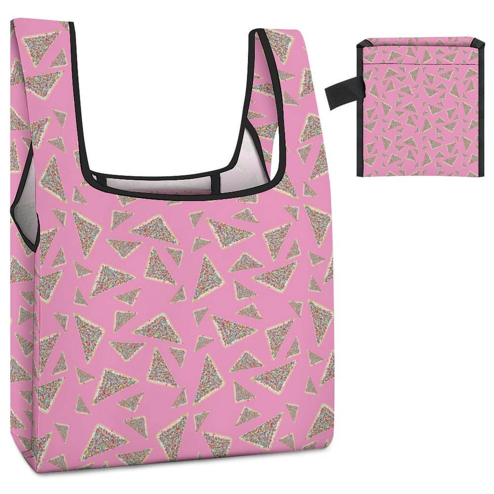 Fairy Bread On Pink Foldable Shopping Bag
