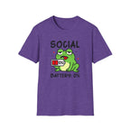 Frog, Social Battery - Unisex Softstyle T-Shirt