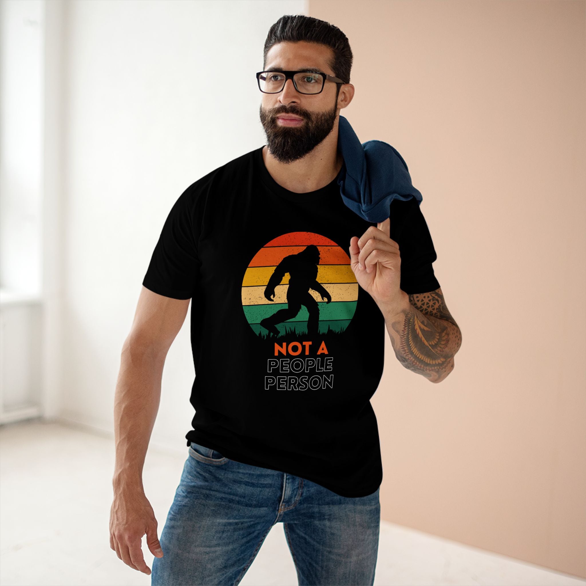 Not A People Person - Men's Staple Tee Black Mens Premium T-Shirt Printed in AU and US