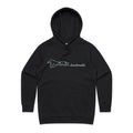 Checkmate, Chess Women's AS Colour Hoodie Black Womens Hoodie Chess Games Printed In Australia